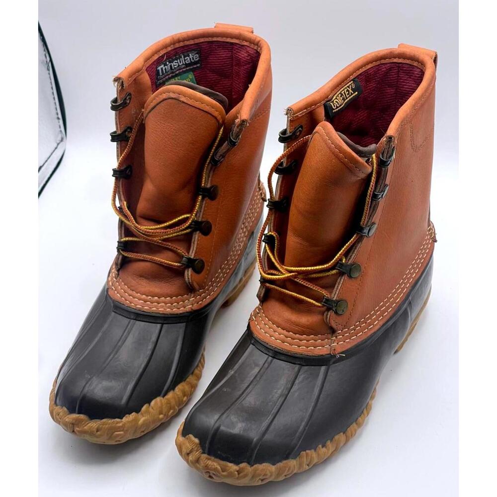 3M Thinsulate Women's Orange and Black Winter Boots